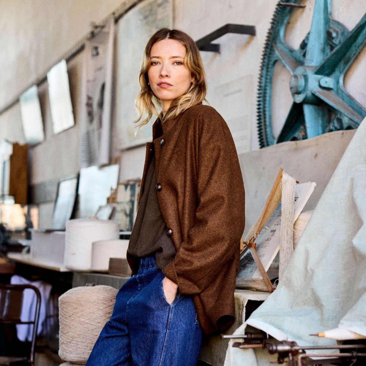 Chaquetas oversize fabricadas en Francia en París