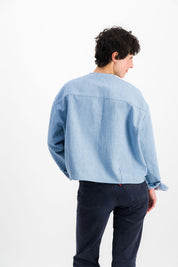 Chaqueta vaquera corta para mujer en azul Serena Jacket PE25