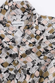 BLUSA SIMONE KAKI SKETCH