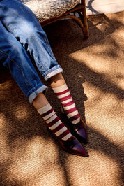 CALCETINES MARINERO BURDEOS