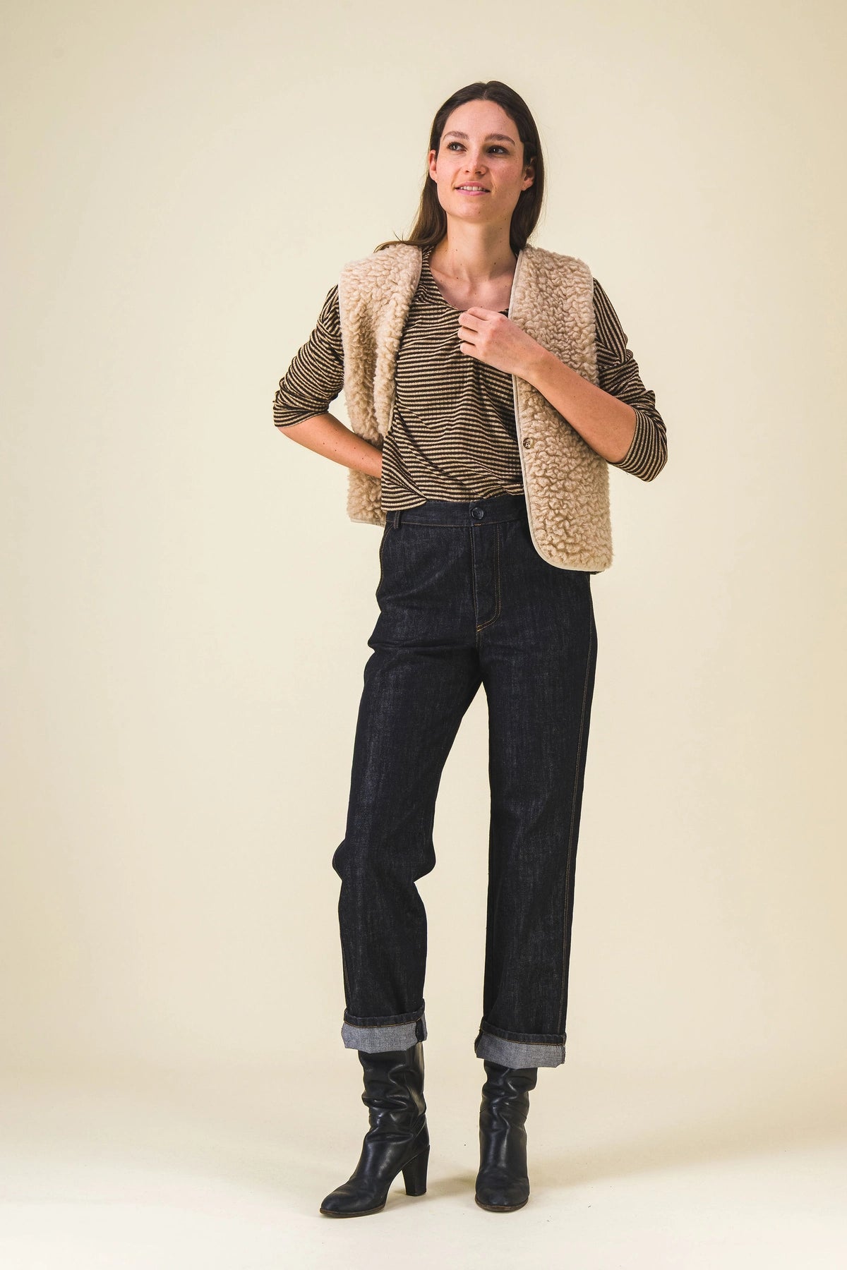 jean noir femme victor