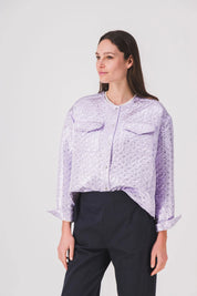 Chaqueta corta para mujer, color lila, Blade Tyler, PE25