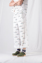 pantalones sueltos de verano para mujer zaho blanco__pe27