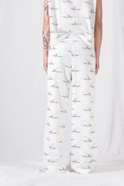 pantalones sueltos de verano para mujer zaho blanco__pe29