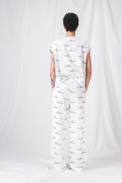 pantalones sueltos de verano para mujer zaho blanco__pe28