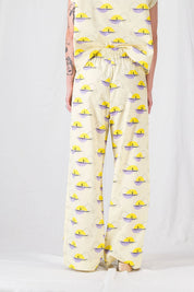 pantalones sueltos de verano para mujer zaho amarillo__pe25