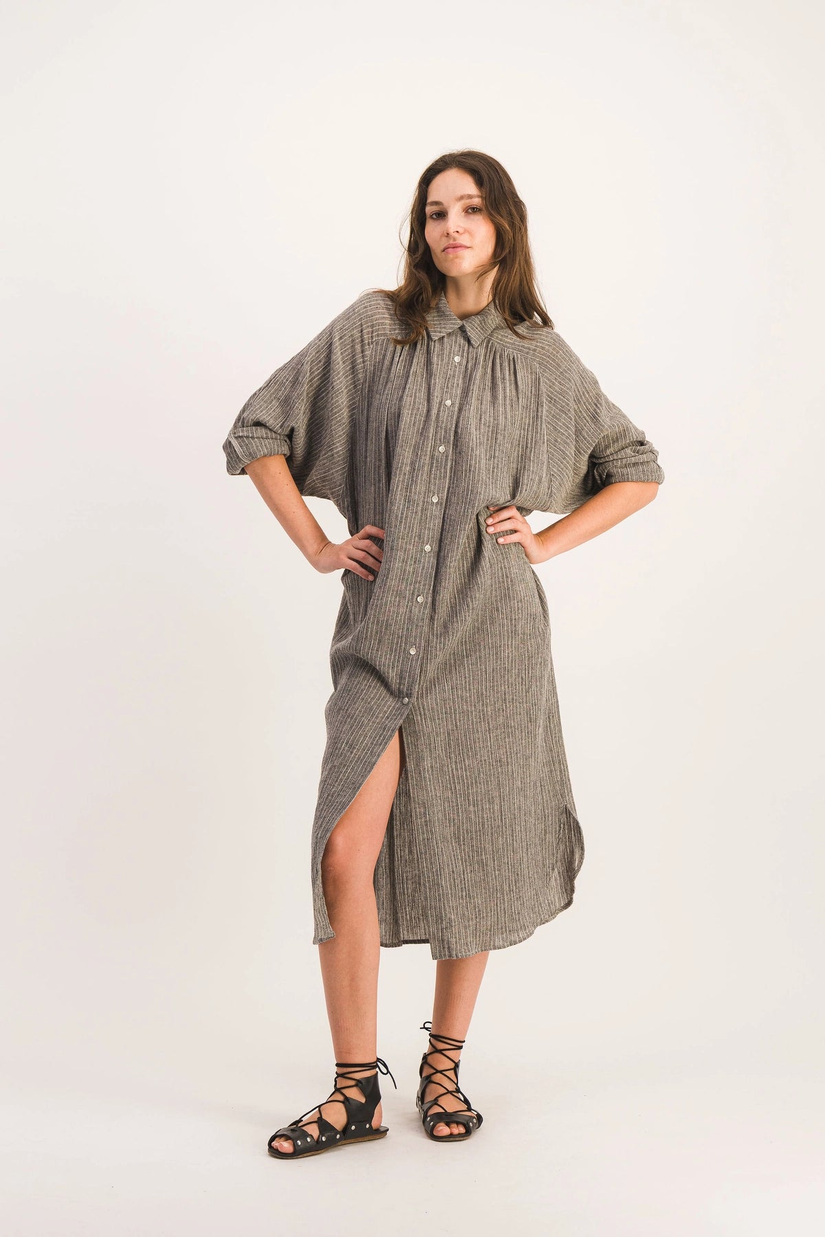 VESTIDO DE GASA MAHAUT