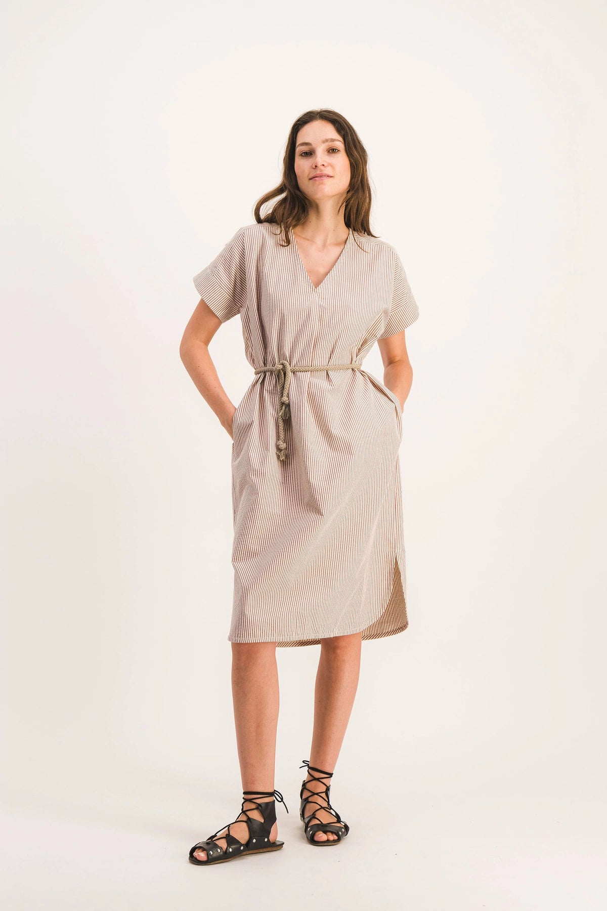 VESTIDO DE RAYAS LORETTE