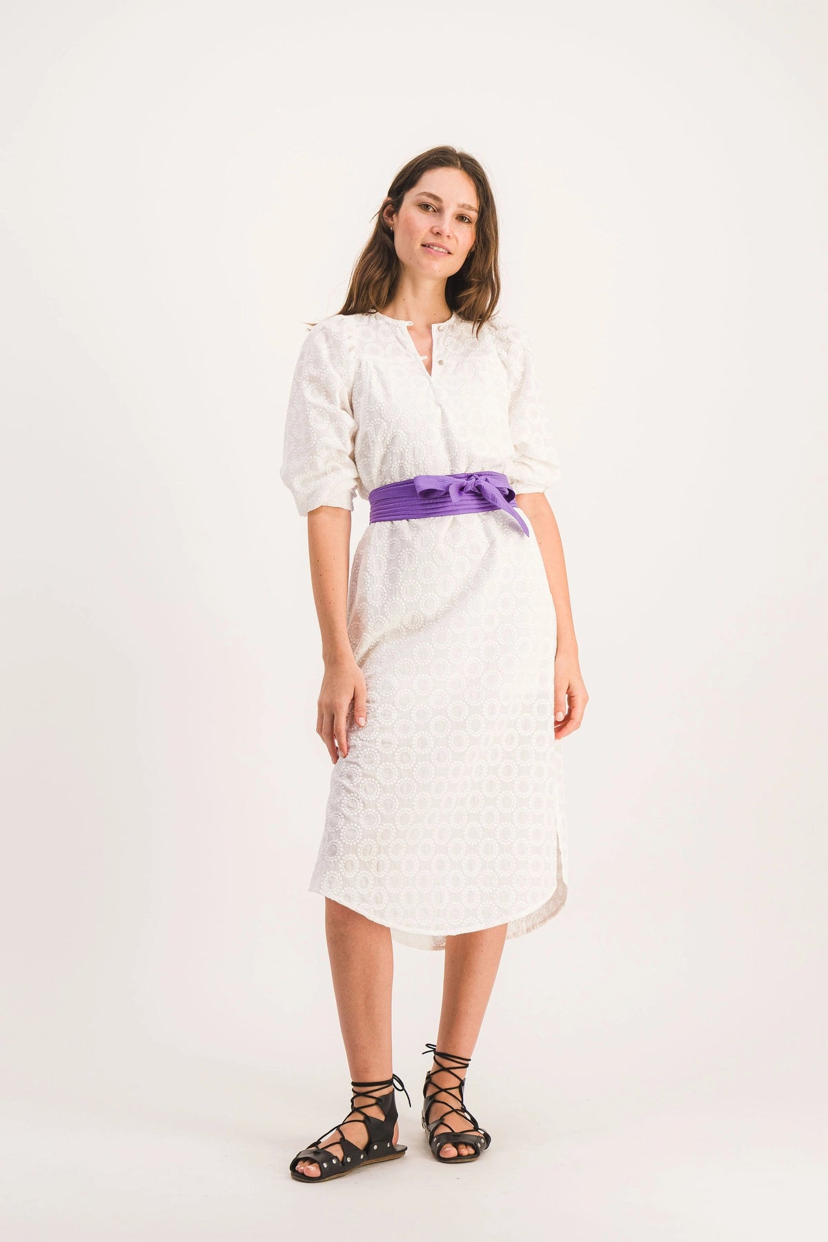 VESTIDO KIKI CON BORDADO INGLÉS