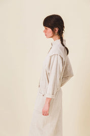 robe longue hiver ecrue ida