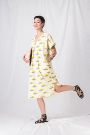vestido amarillo suelto y largo__pe25