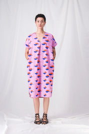 vestido suelto y largo malva__pe25