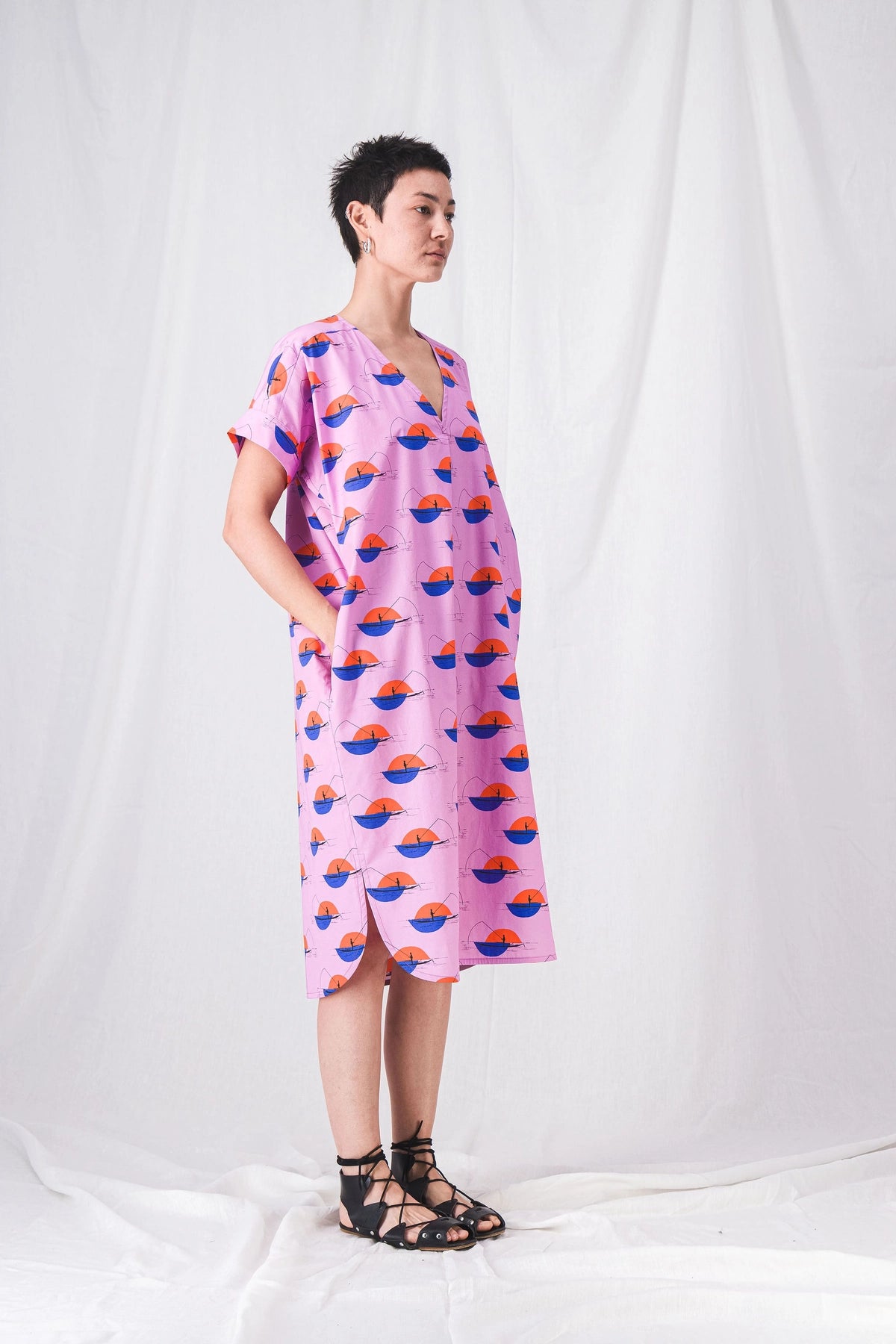 vestido suelto y largo malva__pe25