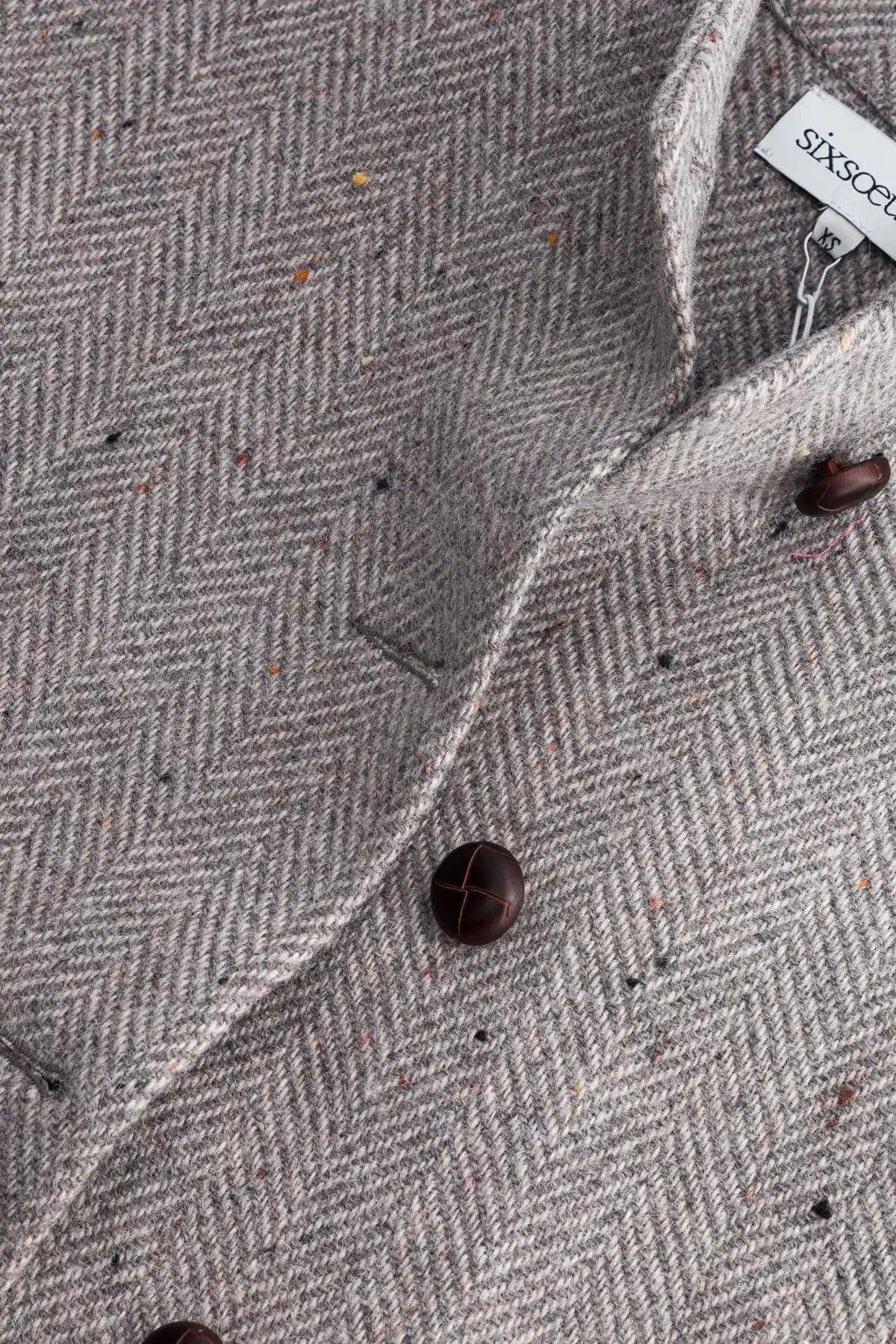 veste femme courte laine grise edita