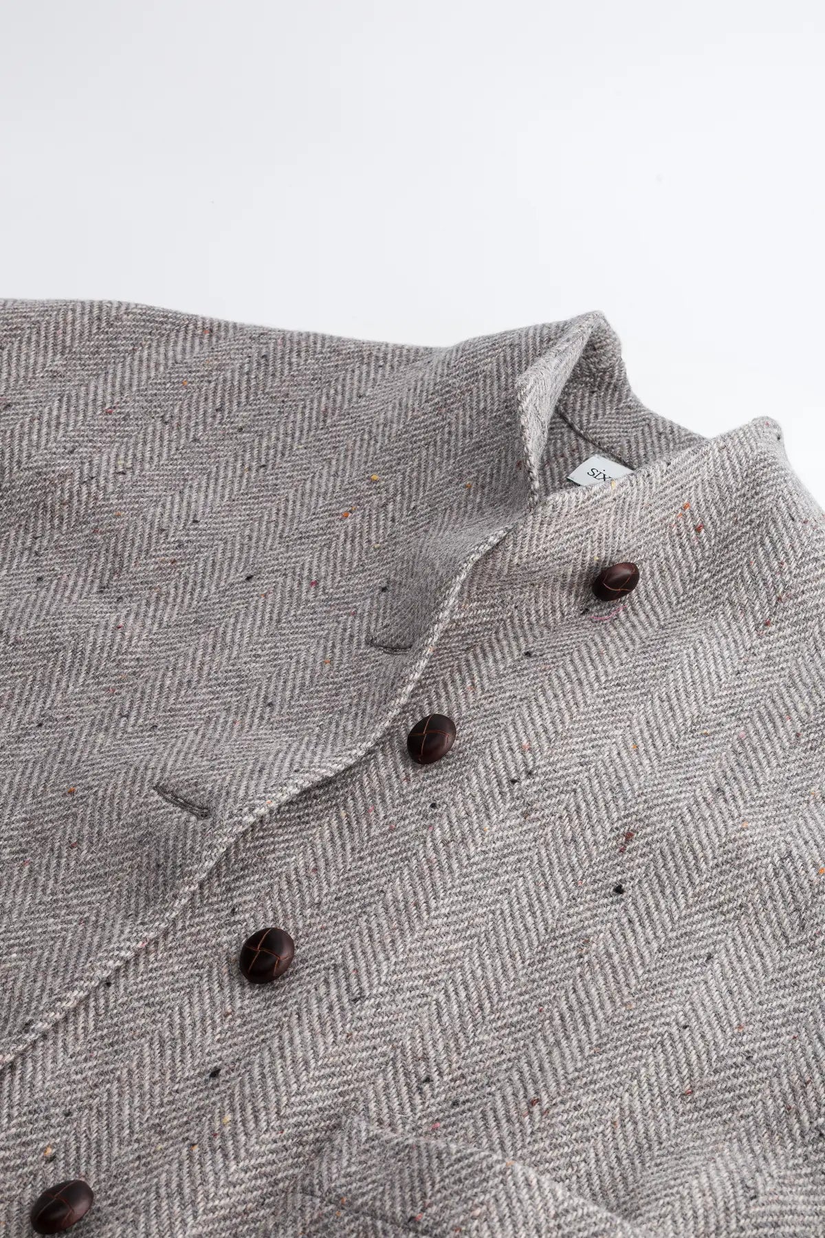 veste femme courte laine grise edita