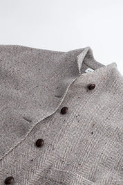 veste femme courte laine grise edita