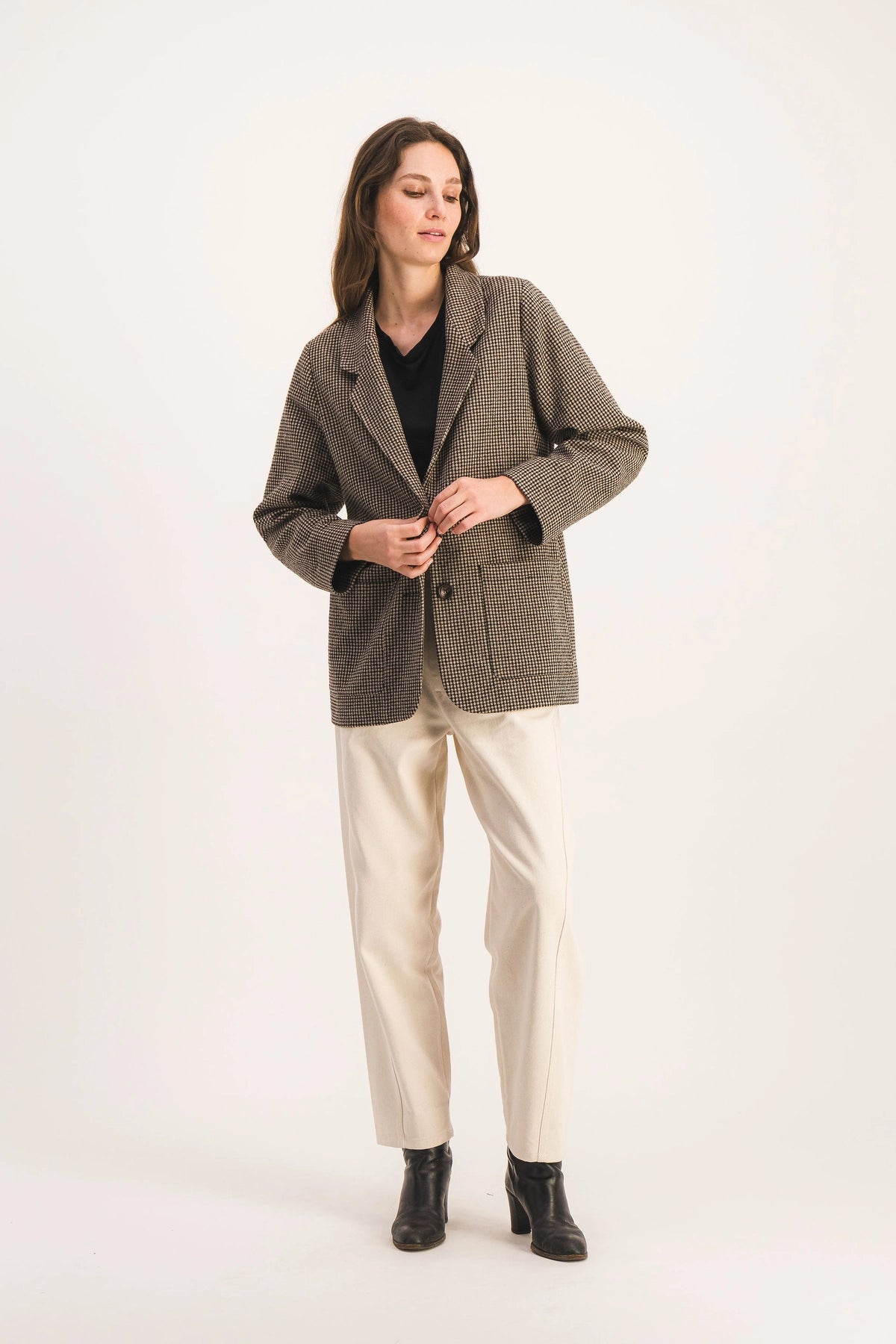 CHAQUETA DE CUADROS RADIZA