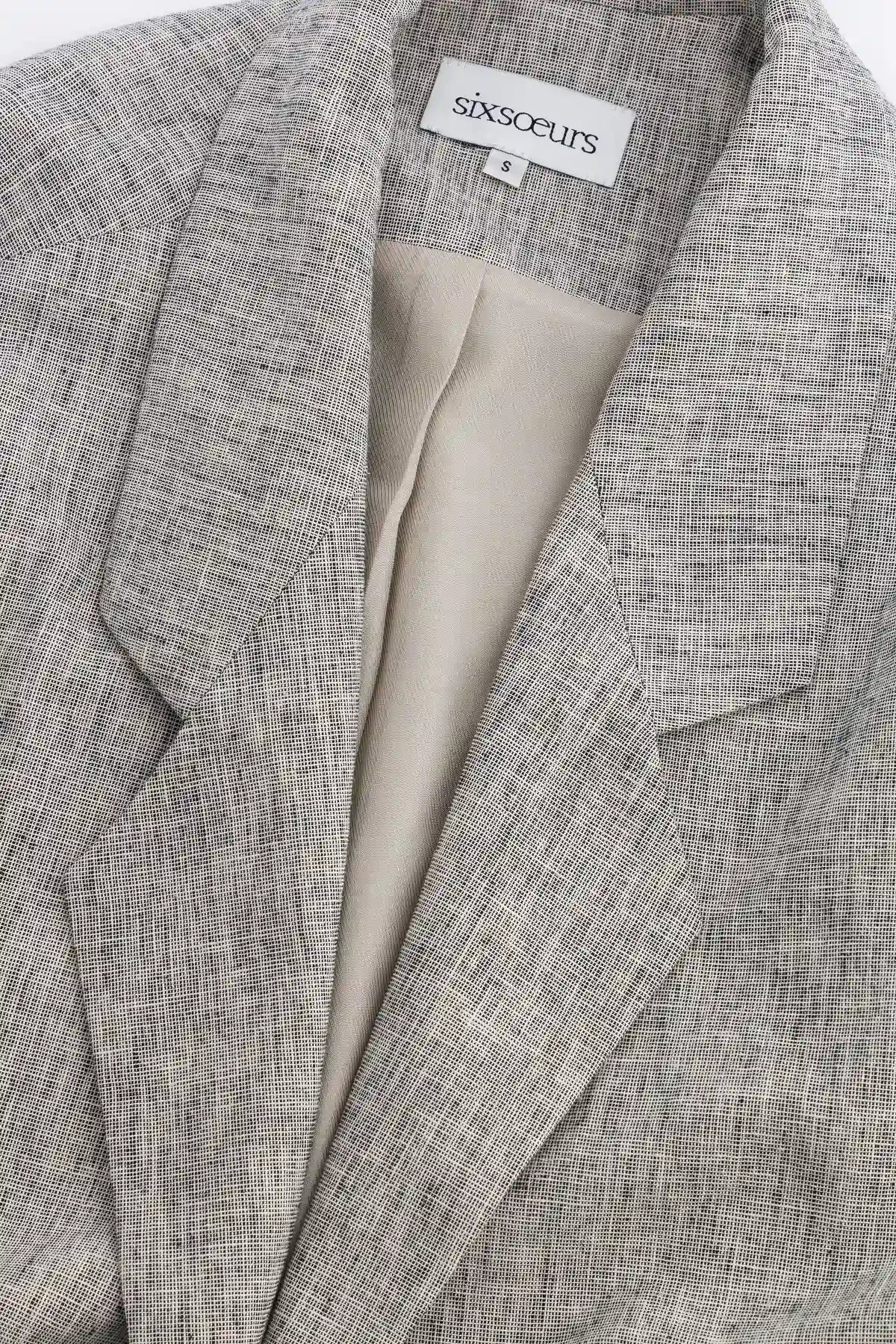 CHAQUETA DE LINO RADIZA