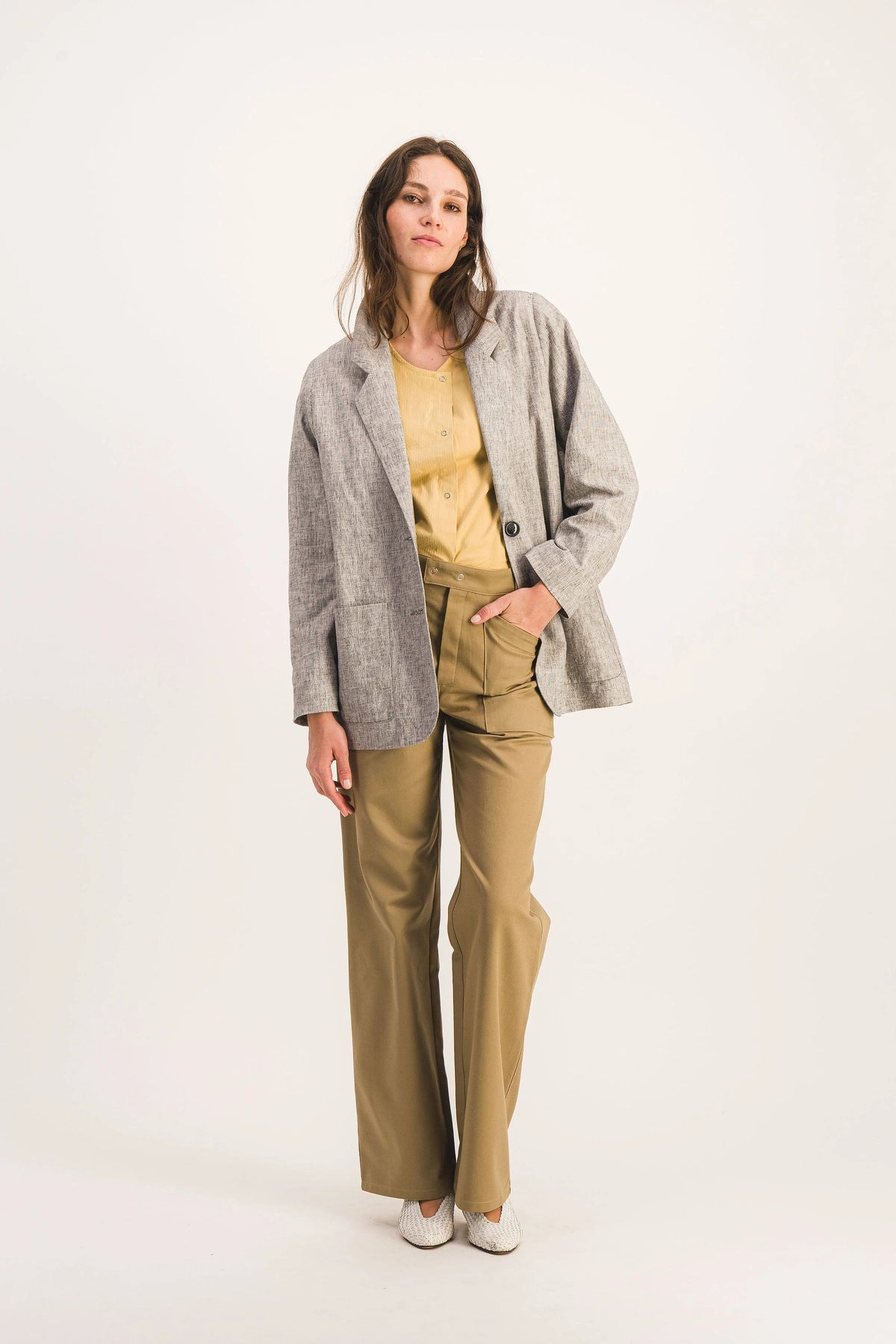 CHAQUETA DE LINO RADIZA