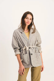 CHAQUETA DE LINO RADIZA