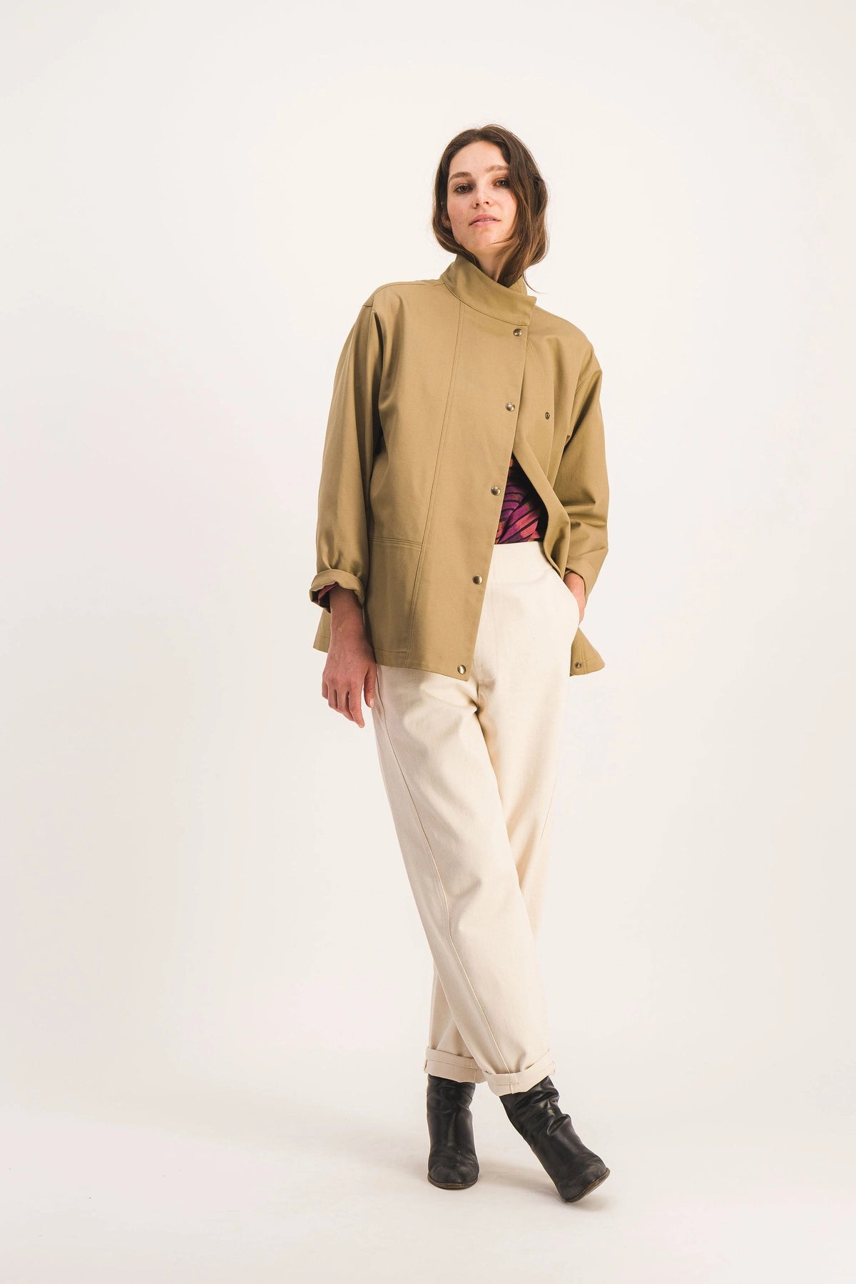 CHAQUETA DIMITRA KAKI