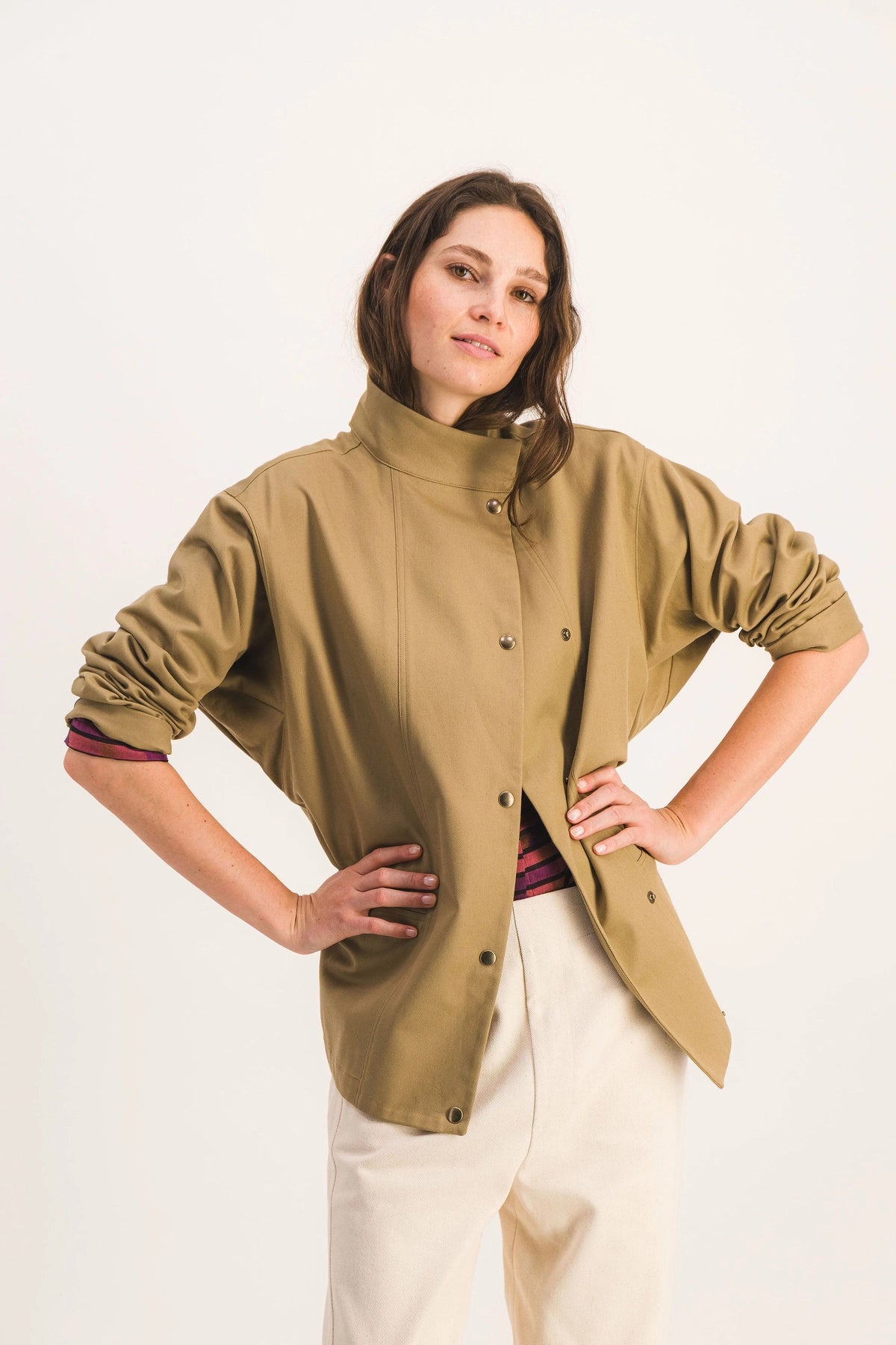 CHAQUETA DIMITRA KAKI