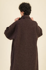 Manteau Yvonne Brun - SIXSOEURS
