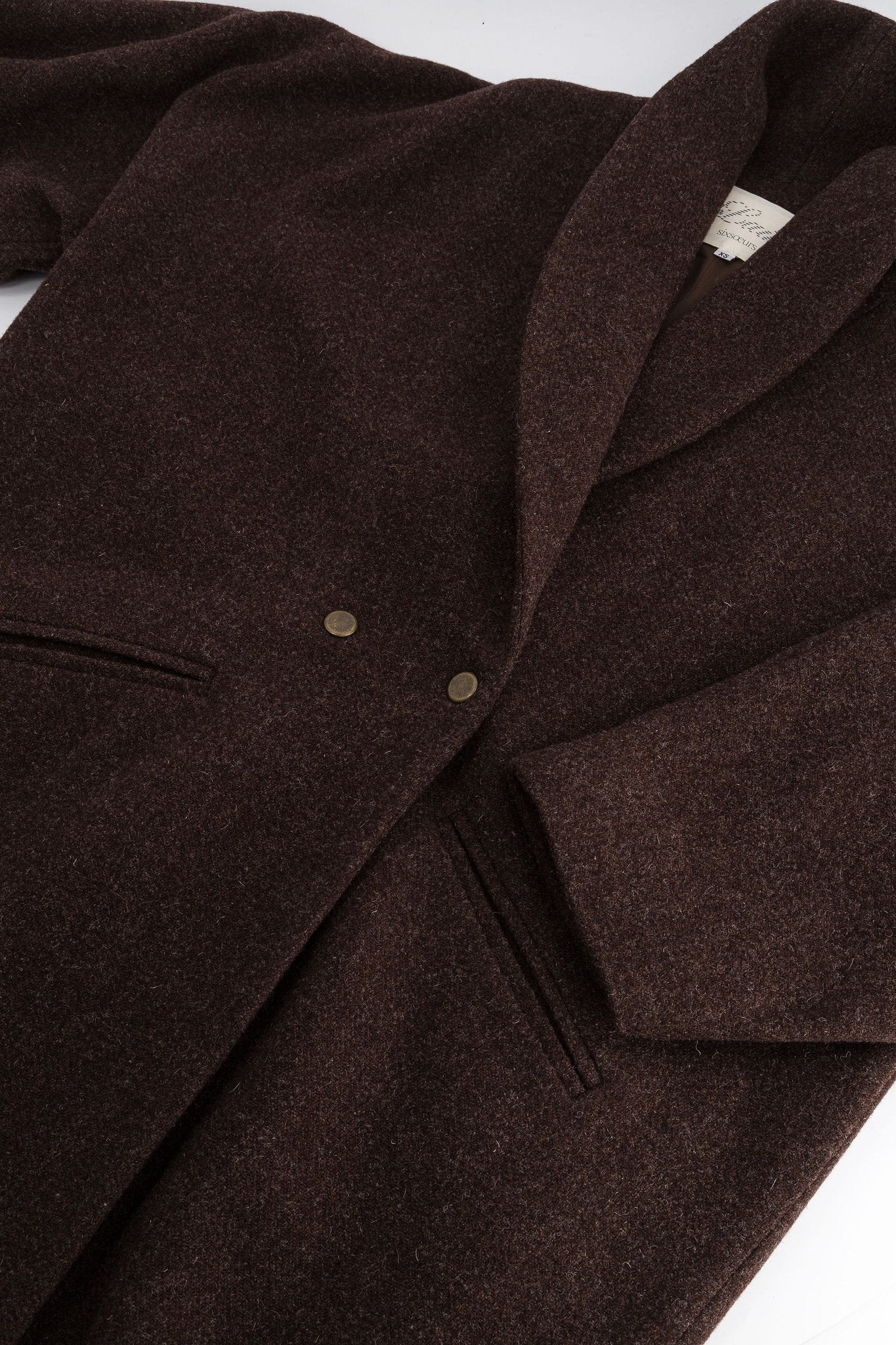 Manteau Yvonne Brun - SIXSOEURS