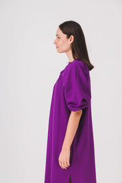 vestido largo recto morado vestido mariette pe25