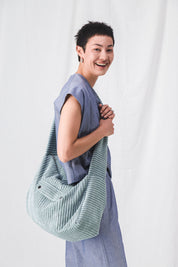 BOLSO DE MENSAJERO POLLY VERDE MAR