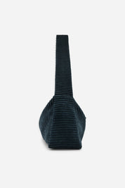 bolso de mano Polly de terciopelo azul marino para mujer, PE25