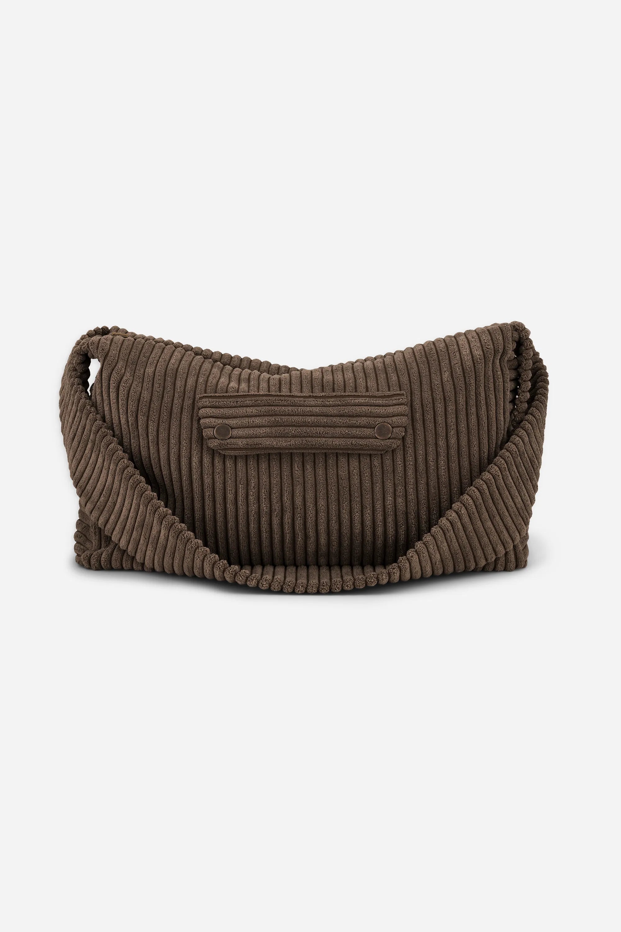 sac besace femme velours gris polly