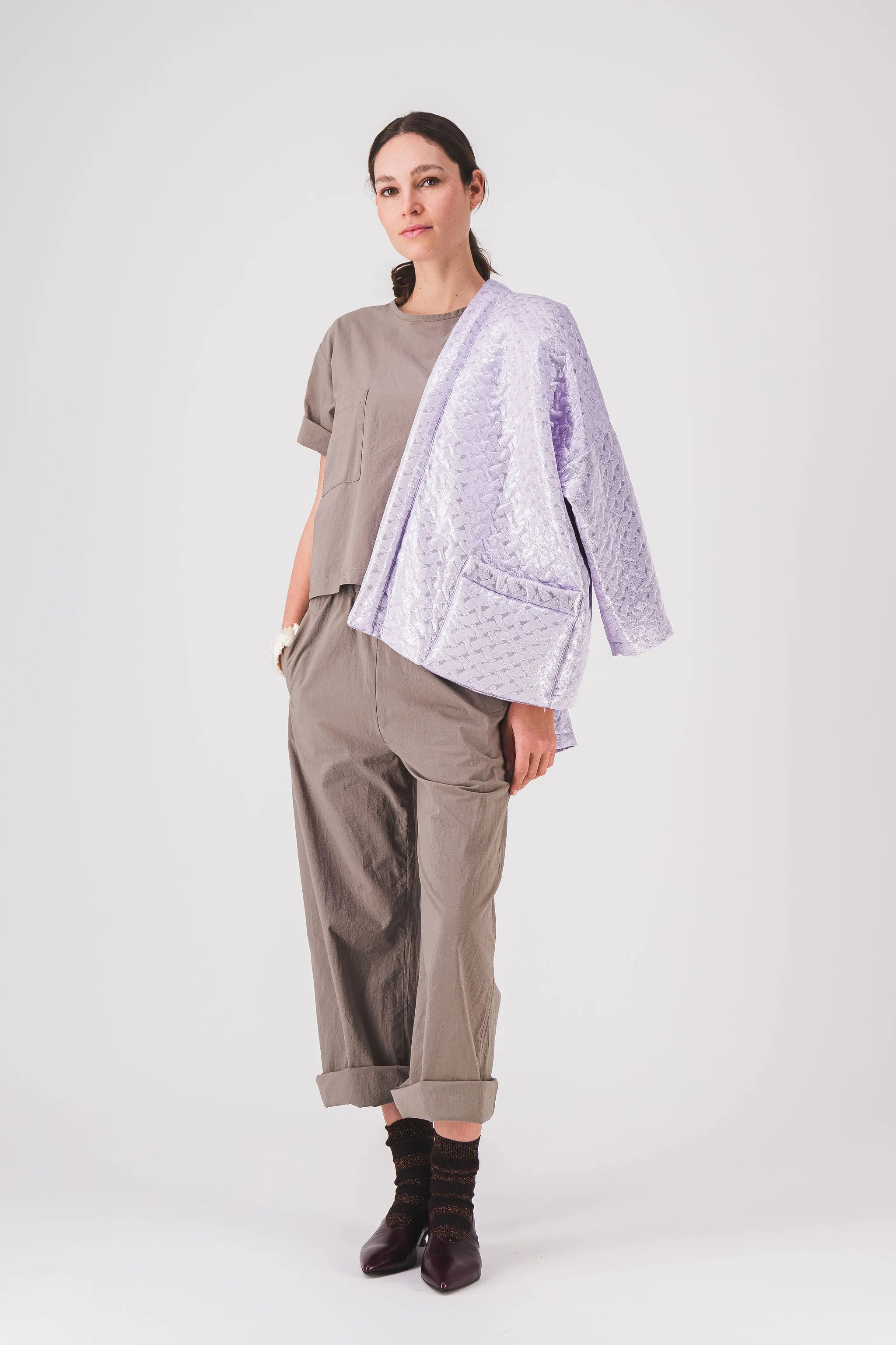 Chaqueta kimono para mujer_Chaqueta elegante_Parmita_PE25