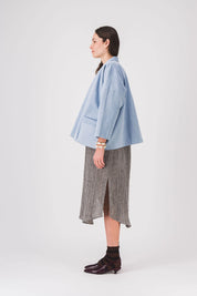 Chaqueta kimono de mujer_vaqueros azules_chaqueta Barbara_PE25