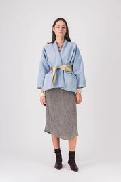 Chaqueta kimono de mujer_vaqueros azules_chaqueta Barbara_PE25